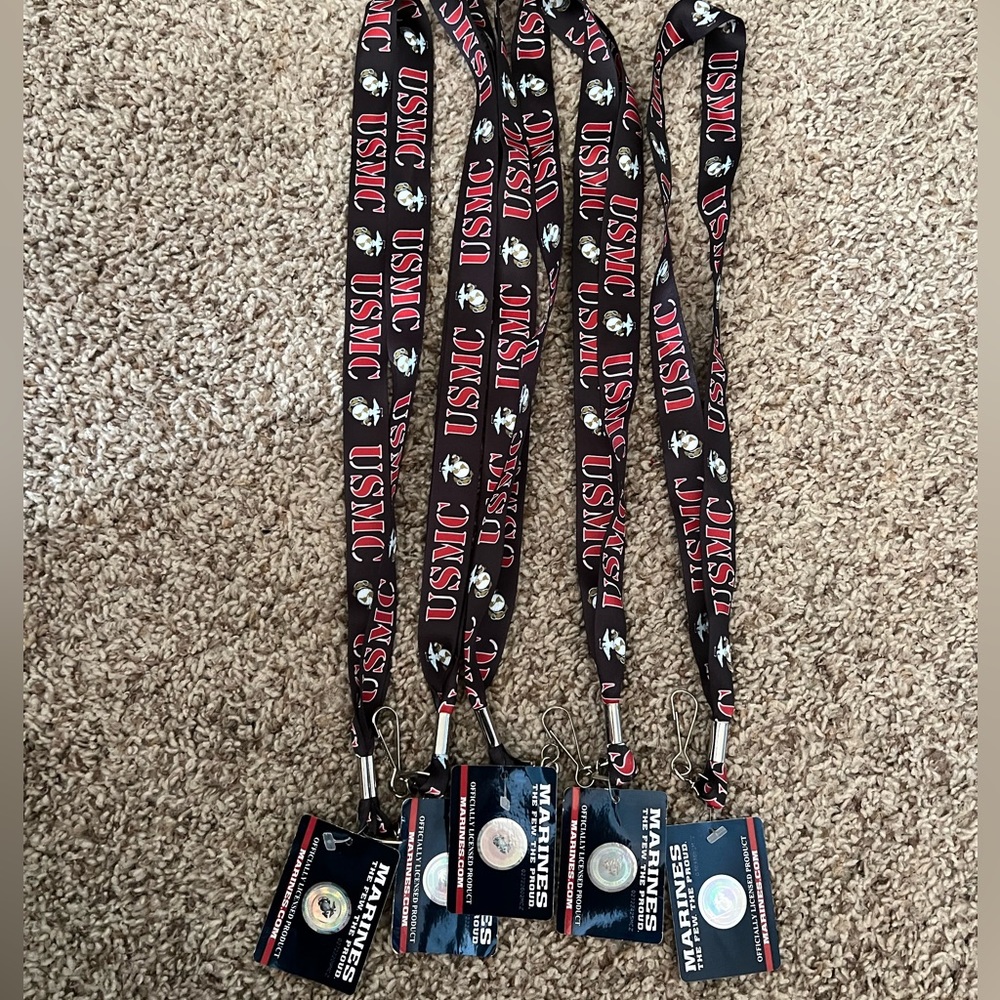 United States Marine Corps Lanyards Lot of 5 NWT